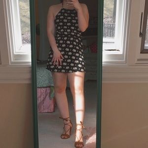 Elephant Tie Back Dress.